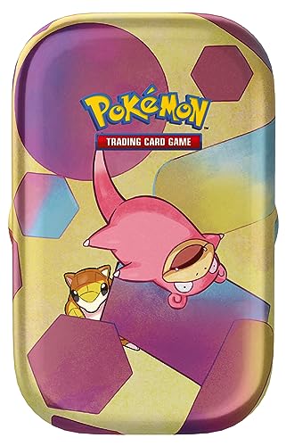 Pokémon TCG: Scarlet & Violet—151 Mini Tin – Slowpoke (2 Booster Packs, 1 Coin & 1 Art Card)