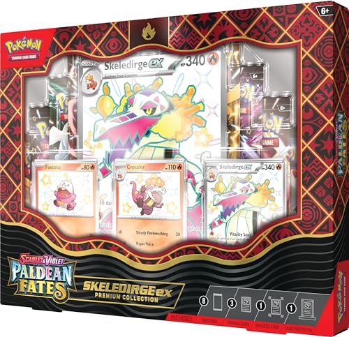 Pokemon TCG: Scarlet and Violet: PALDEAN Fates: Pokemon EX Premium Collection - Shiny Fuecoco