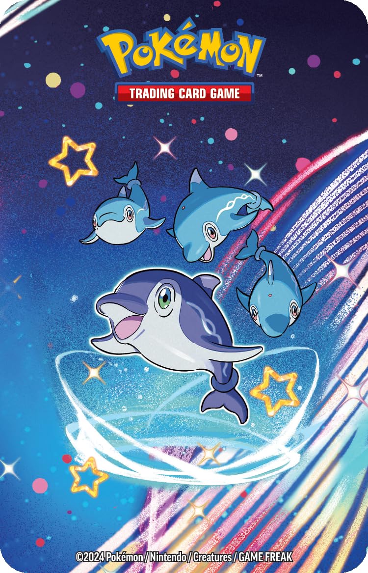 Pokémon TCG: Scarlet & Violet—Paldean Fates Mini Tin – Finizen (2 Booster Packs, 1 Sticker & 1 Art Card)