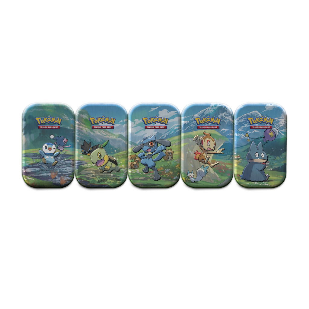 Pokémon TCG: Sinnoh Stars Mini Tin - Turtwig, Luxray (2 Booster Packs & 1 Pokèmon Art Card)