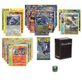 Pokemon EX Guaranteed With Booster Pack, 6 Rare Cards, 5 Reverse Holo, 20 Regular Pokemon, Deck Box and Top Cut Central Exclusive Dice