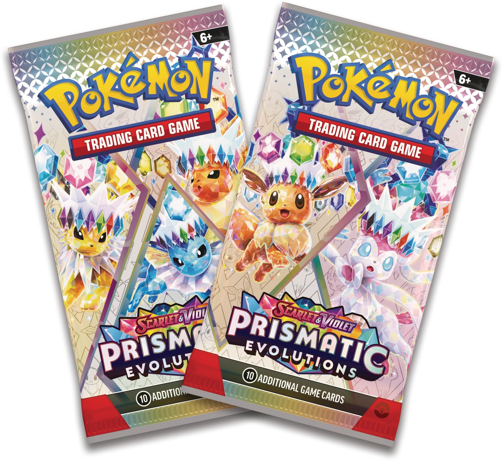 Pokémon TCG: Scarlet & Violet—Prismatic Evolutions Mini Tin – Glaceon (2 Booster Packs & 1 Coin)