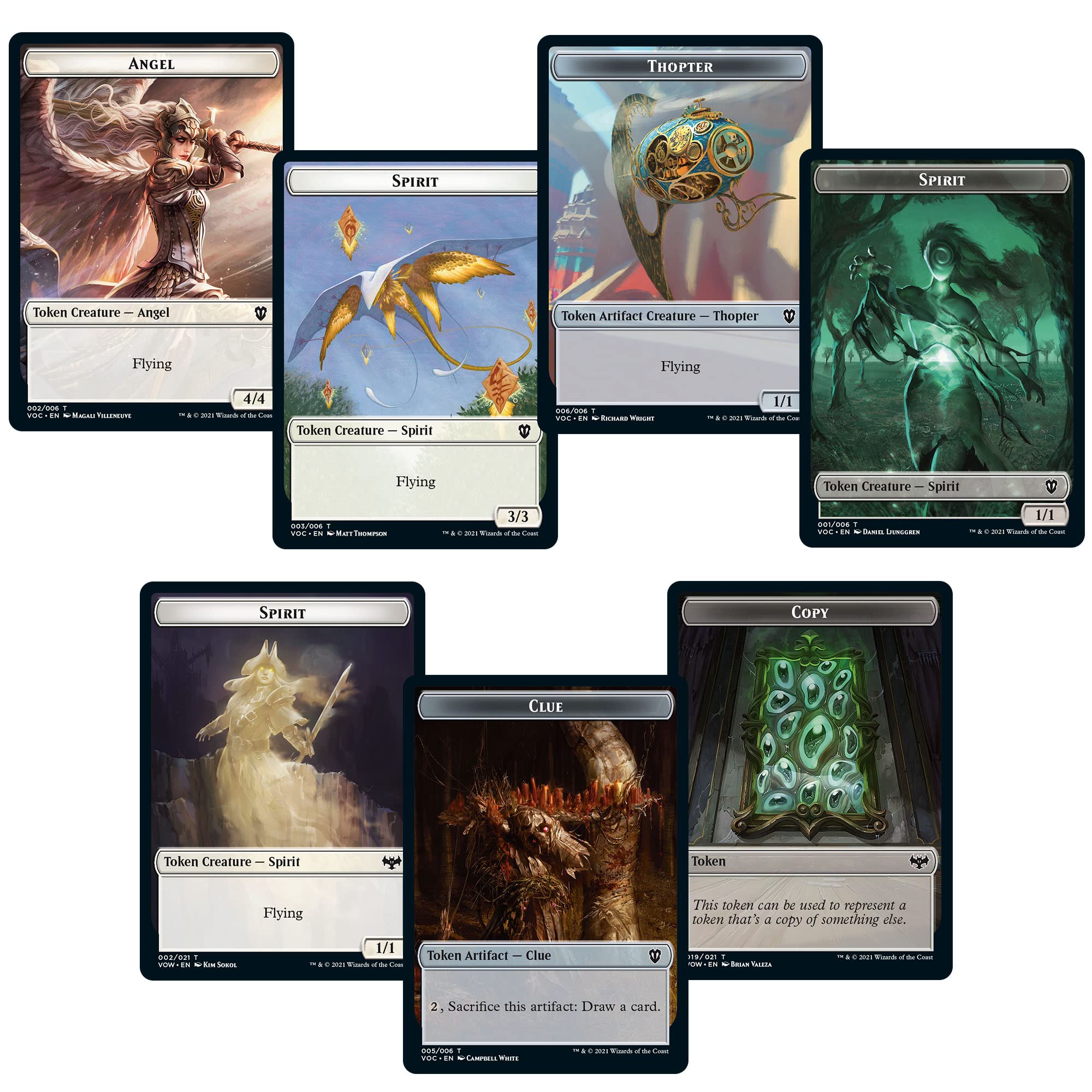 Magic: The Gathering Innistrad: Crimson Vow Commander Deck – Spirit Squadron (White-Blue)