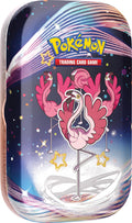 Pokémon TCG: Scarlet & Violet—Paldean Fates Mini Tin – Flamigo (2 Booster Packs, 1 Sticker & 1 Art Card)