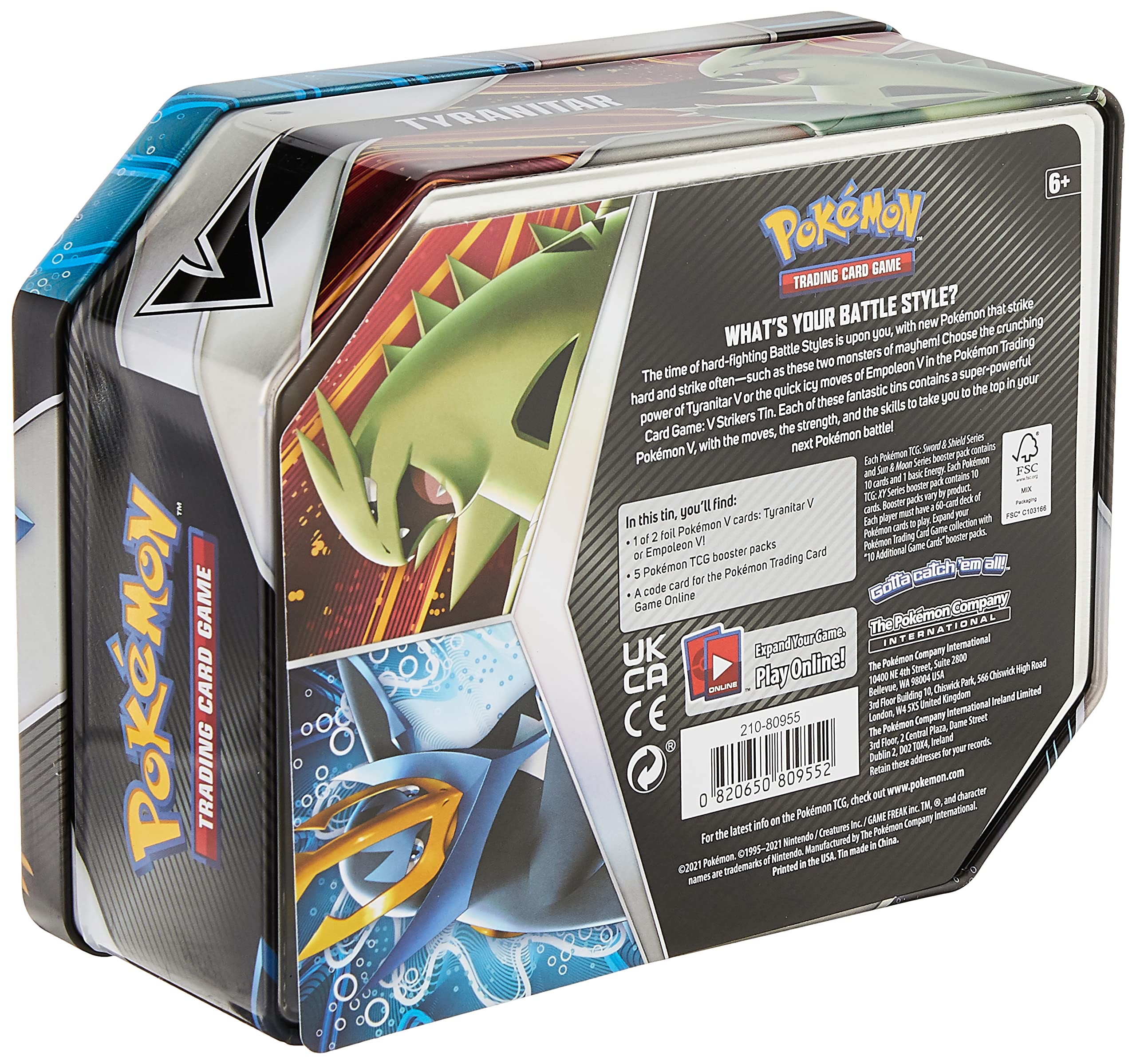 Pokémon TCG: V Strikers Tin